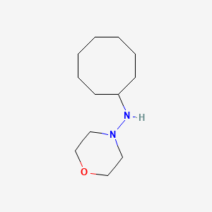 molecular formula C12H24N2O B3854028 N-cyclooctyl-4-morpholinamine 
