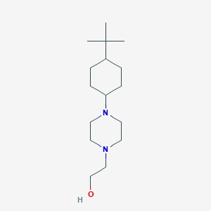 molecular formula C16H32N2O B3854055 2-[4-(4-tert-butylcyclohexyl)-1-piperazinyl]ethanol 