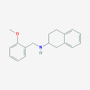 molecular formula C18H21NO B3854062 (2-methoxybenzyl)1,2,3,4-tetrahydro-2-naphthalenylamine 
