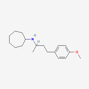 N-[3-(4-methoxyphenyl)-1-methylpropyl]cycloheptanamine