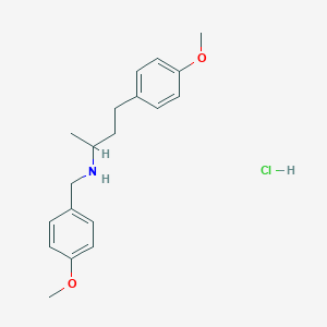 N-(4-methoxybenzyl)-4-(4-methoxyphenyl)butan-2-amine hydrochloride