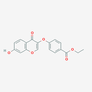 ethyl 4-[(7-hydroxy-4-oxo-4H-chromen-3-yl)oxy]benzoate