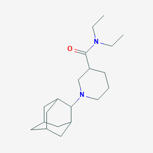 molecular formula C20H34N2O B3854208 1-(2-adamantyl)-N,N-diethyl-3-piperidinecarboxamide 