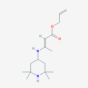allyl 3-[(2,2,6,6-tetramethyl-4-piperidinyl)amino]-2-butenoate