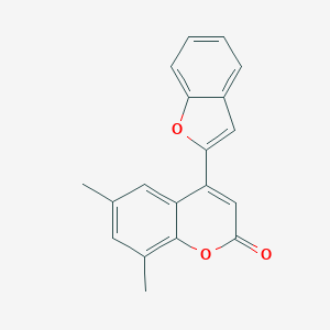 4-(1-benzofuran-2-yl)-6,8-dimethyl-2H-chromen-2-one