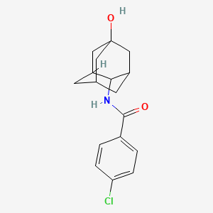 molecular formula C17H20ClNO2 B3854425 4-chloro-N-(5-hydroxy-2-adamantyl)benzamide 