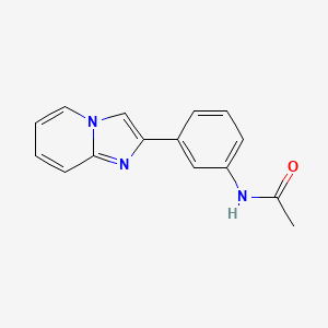 molecular formula C15H13N3O B3854428 N-(3-imidazo[1,2-a]pyridin-2-ylphenyl)acetamide 