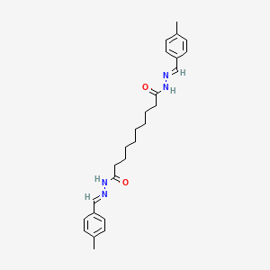 N'~1~,N'~10~-bis(4-methylbenzylidene)decanedihydrazide