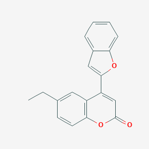 4-(1-Benzofuran-2-yl)-6-ethylchromen-2-one