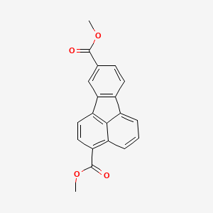 molecular formula C20H14O4 B3854489 dimethyl 3,9-fluoranthenedicarboxylate 