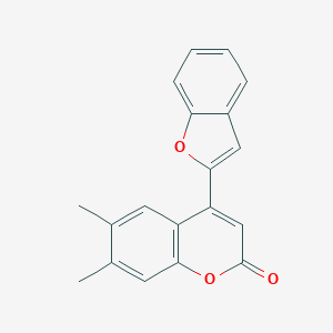 4-(1-benzofuran-2-yl)-6,7-dimethyl-2H-chromen-2-one
