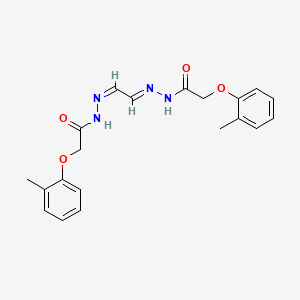 N',N''-1,2-ethanediylidenebis[2-(2-methylphenoxy)acetohydrazide]