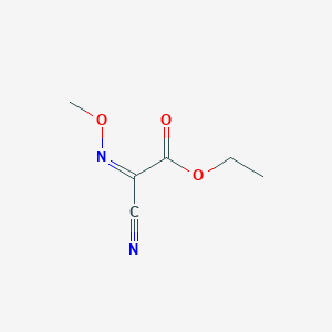 molecular formula C6H8N2O3 B038545 ethyl (2Z)-2-cyano-2-methoxyiminoacetate CAS No. 114314-17-9