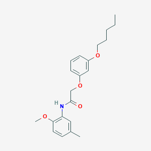 N-(2-methoxy-5-methylphenyl)-2-[3-(pentyloxy)phenoxy]acetamide