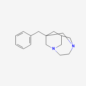 1-benzyl-3,6-diazatricyclo[4.3.1.1~3,8~]undecane