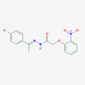 N'-[(1E)-1-(4-bromophenyl)ethylidene]-2-(2-nitrophenoxy)acetohydrazide