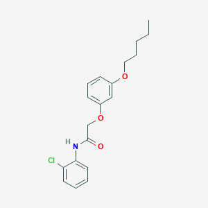 N-(2-chlorophenyl)-2-[3-(pentyloxy)phenoxy]acetamide