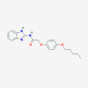 N-(1H-benzimidazol-2-yl)-2-[4-(pentyloxy)phenoxy]acetamide