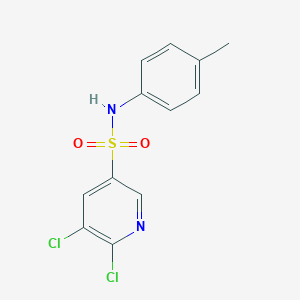5,6-dichloro-N-(4-methylphenyl)-3-pyridinesulfonamide