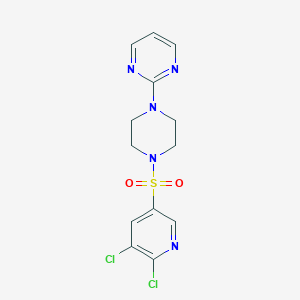 2-{4-[(5,6-Dichloro-3-pyridinyl)sulfonyl]-1-piperazinyl}pyrimidine