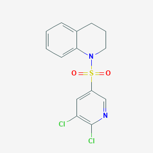 1-[(5,6-Dichloro-3-pyridinyl)sulfonyl]-1,2,3,4-tetrahydroquinoline