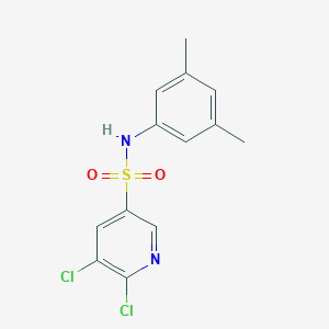 molecular formula C13H12Cl2N2O2S B385478 5,6-dichloro-N-(3,5-dimethylphenyl)-3-pyridinesulfonamide 