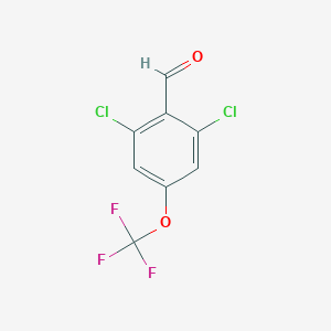 molecular formula C8H3Cl2F3O2 B038548 2,6-二氯-4-(三氟甲氧基)苯甲醛 CAS No. 118754-54-4