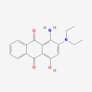 molecular formula C18H18N2O3 B3854805 1-amino-2-(diethylamino)-4-hydroxyanthra-9,10-quinone 