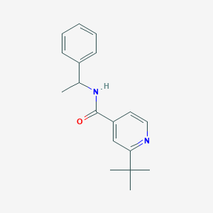 2-tert-butyl-N-(1-phenylethyl)isonicotinamide
