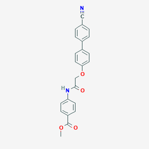 Methyl 4-({[(4'-cyano[1,1'-biphenyl]-4-yl)oxy]acetyl}amino)benzoate