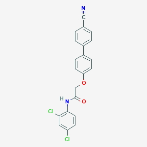 2-[(4'-cyano[1,1'-biphenyl]-4-yl)oxy]-N-(2,4-dichlorophenyl)acetamide