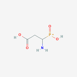 B038549 (1-Amino-2-carboxyethyl)-hydroxy-oxophosphanium CAS No. 121722-22-3