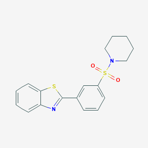 2-[3-(1-Piperidinylsulfonyl)phenyl]-1,3-benzothiazole