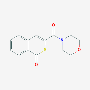 molecular formula C14H13NO3S B385499 3-(Morpholine-4-carbonyl)isothiochromen-1-one CAS No. 627487-28-9