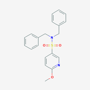 molecular formula C20H20N2O3S B385504 N,N-dibenzyl-6-methoxy-3-pyridinesulfonamide 