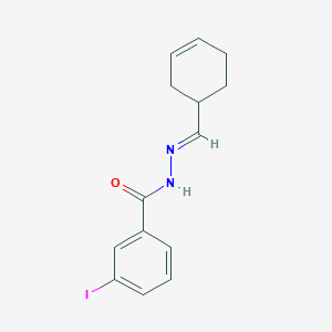 molecular formula C14H15IN2O B3855130 N'-(3-cyclohexen-1-ylmethylene)-3-iodobenzohydrazide 