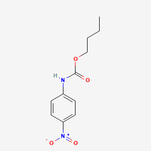 molecular formula C11H14N2O4 B3855132 丁基（4-硝基苯基）氨基甲酸酯 CAS No. 87457-99-6