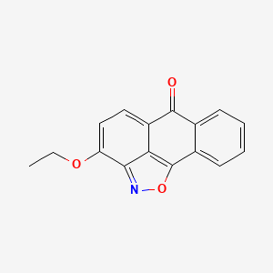 molecular formula C16H11NO3 B3855139 3-ethoxy-6H-anthra[1,9-cd]isoxazol-6-one 