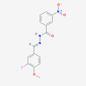 N'-(3-iodo-4-methoxybenzylidene)-3-nitrobenzohydrazide