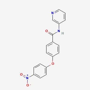molecular formula C18H13N3O4 B3855203 4-(4-nitrophenoxy)-N-3-pyridinylbenzamide 
