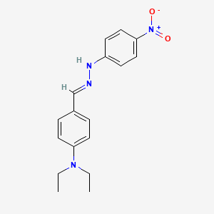 molecular formula C17H20N4O2 B3855278 4-(diethylamino)benzaldehyde (4-nitrophenyl)hydrazone CAS No. 101588-51-6