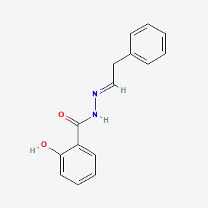 2-hydroxy-N'-(2-phenylethylidene)benzohydrazide