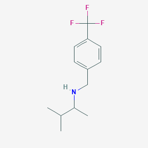 N-(1,2-dimethylpropyl)-N-[4-(trifluoromethyl)benzyl]amine