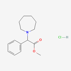 methyl 1-azepanyl(phenyl)acetate hydrochloride