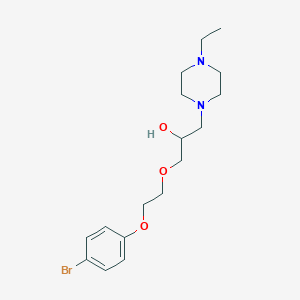 1-[2-(4-Bromophenoxy)ethoxy]-3-(4-ethylpiperazin-1-yl)propan-2-ol