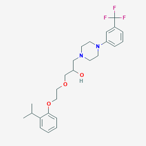 1-[2-(2-Isopropylphenoxy)ethoxy]-3-{4-[3-(trifluoromethyl)phenyl]-1-piperazinyl}-2-propanol