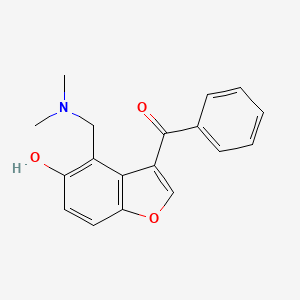 {4-[(dimethylamino)methyl]-5-hydroxy-1-benzofuran-3-yl}(phenyl)methanone