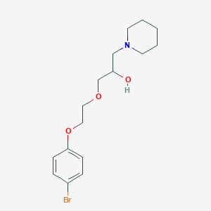 1-[2-(4-Bromophenoxy)ethoxy]-3-(1-piperidinyl)-2-propanol