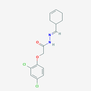 molecular formula C15H16Cl2N2O2 B3855567 N'-(3-cyclohexen-1-ylmethylene)-2-(2,4-dichlorophenoxy)acetohydrazide 