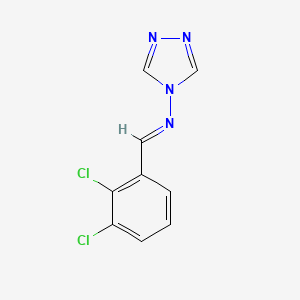 molecular formula C9H6Cl2N4 B3855609 N-(2,3-dichlorobenzylidene)-4H-1,2,4-triazol-4-amine 